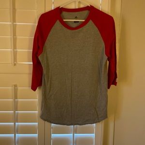Adidas baseball 3/4 sleeve